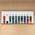 iLuane display wallboard with 10-car frame—space-saving wall art for your model cars