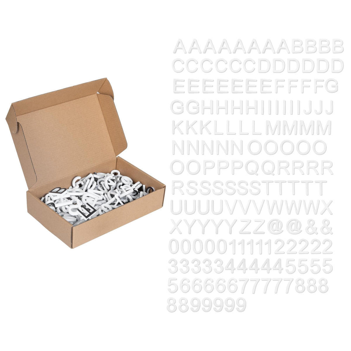 Ilyapa 167-piece alphabet magnets close-up of soft EVA foam letters and numbers for hands-on learning