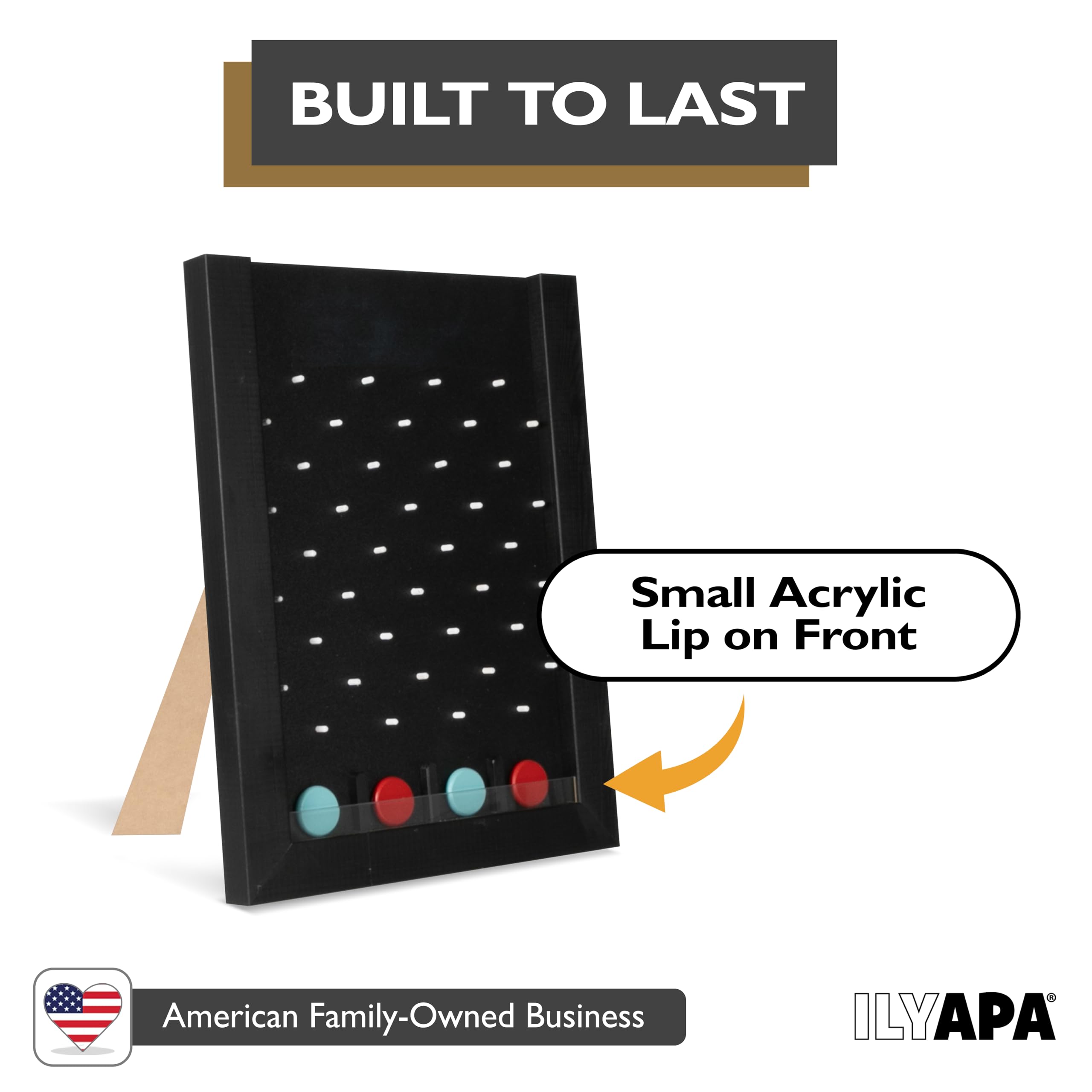 Ilyapa a-frame chalkboard sign black conveys portable visibility for events.