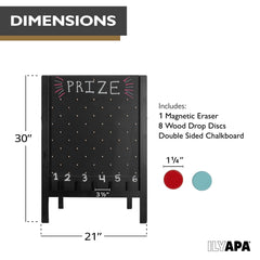 Ilyapa Board Large Prize Drop Game coin discs facilitate interactive giveaways.