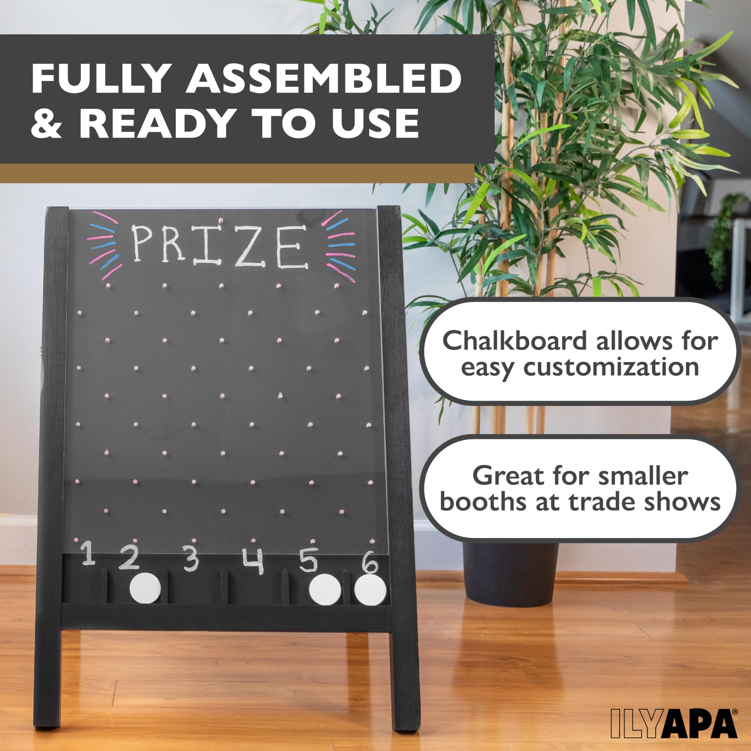 Ilyapa Board Large Prize Drop Game in use to engage attendees.