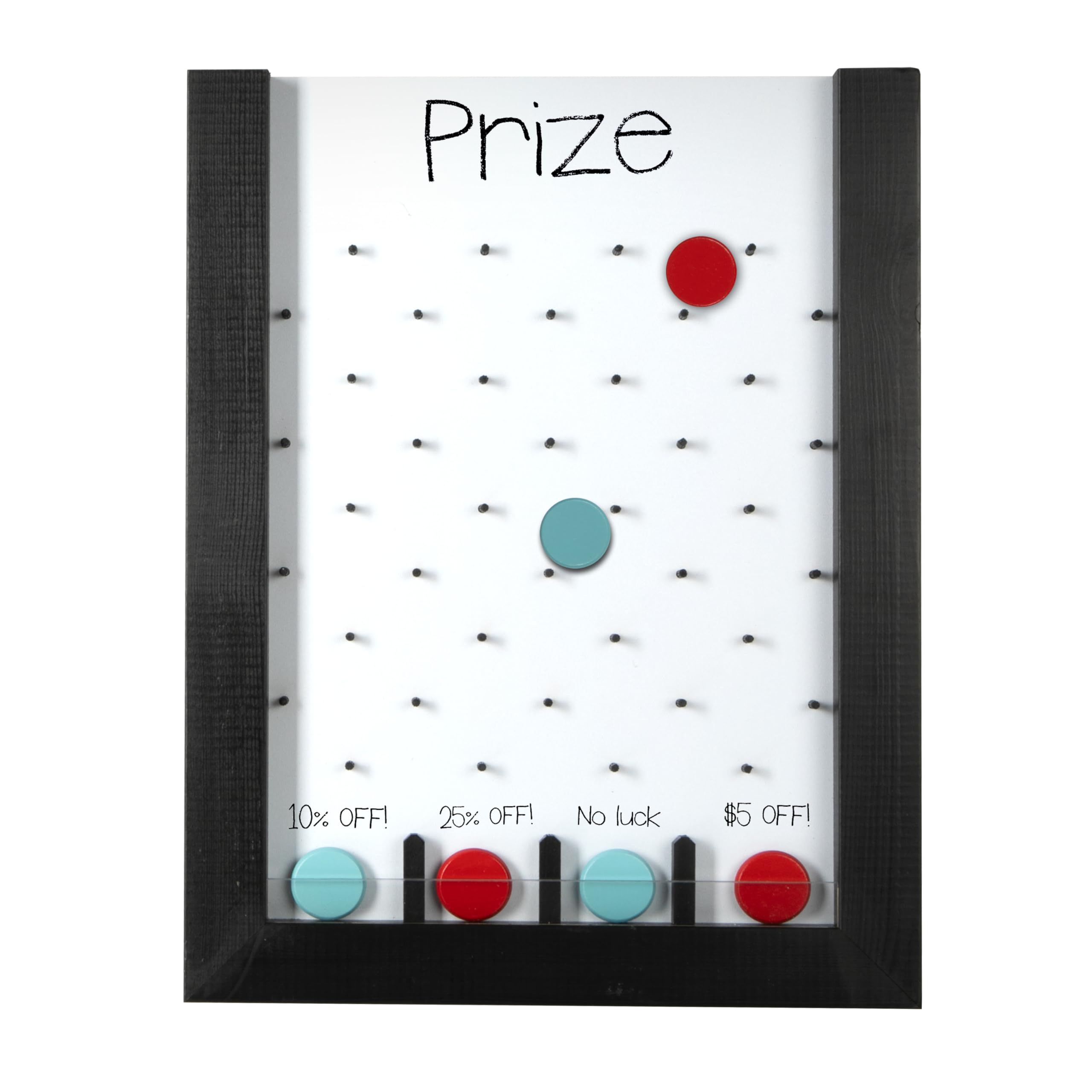 Ilyapa Plinko board front view showing compact, portable design for events