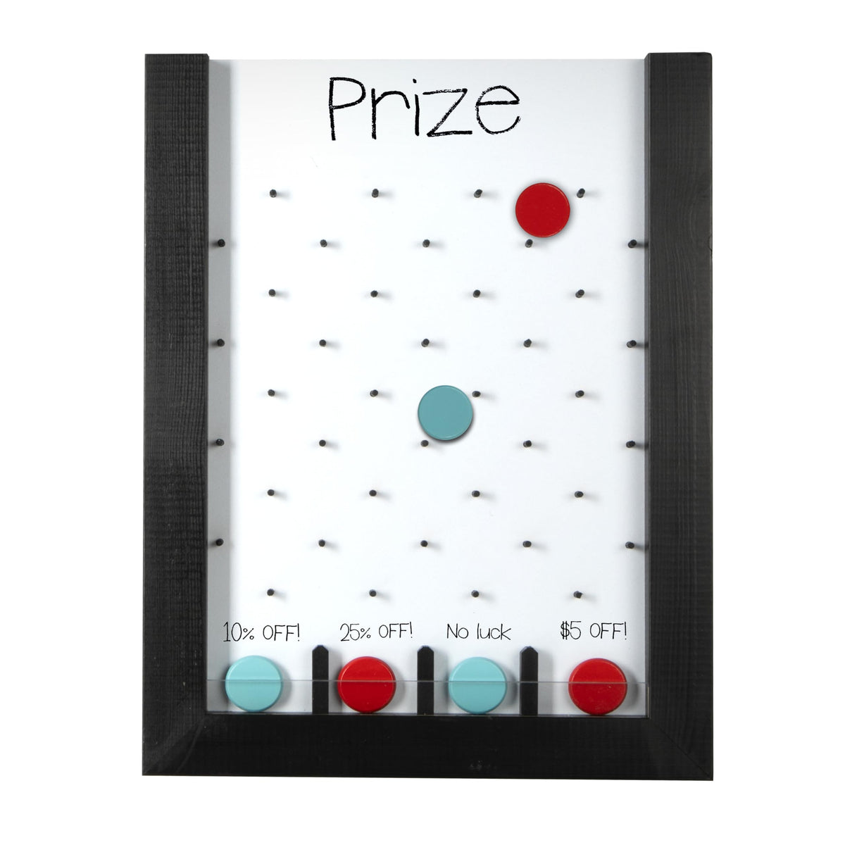 Ilyapa Plinko board front view showing compact, portable design for events
