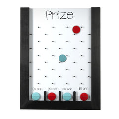 Ilyapa Plinko board front view showing compact, portable design for events