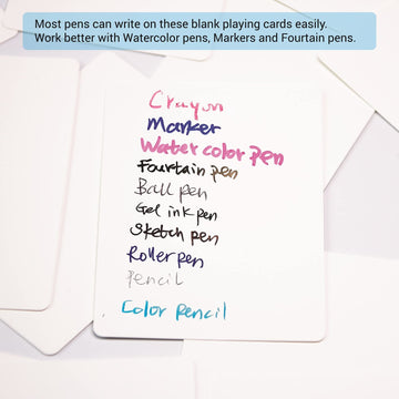 IMAGAME blank playing cards with rounded corners for smooth handling