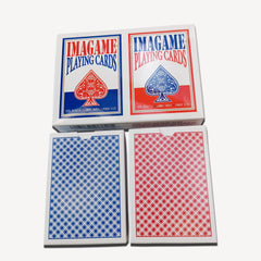 IMAGAME waterproof plastic cards, easy cleanup during game nights.