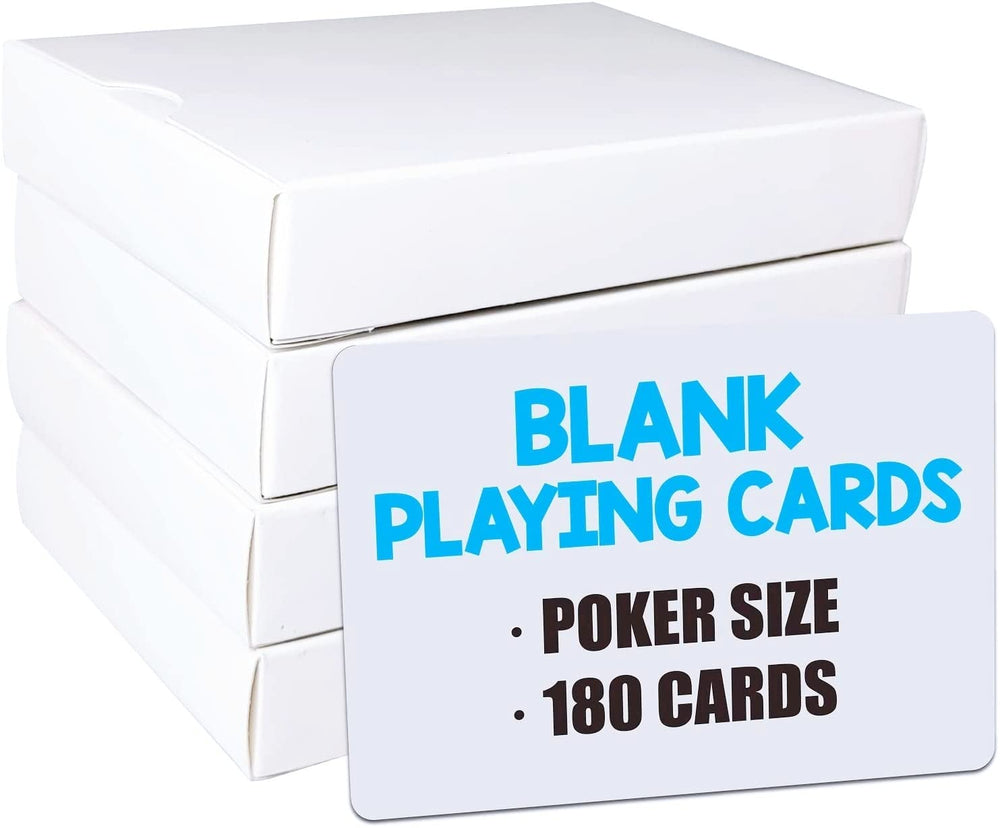 IMAGAME white blank playing cards 180 pack for creative DIY projects