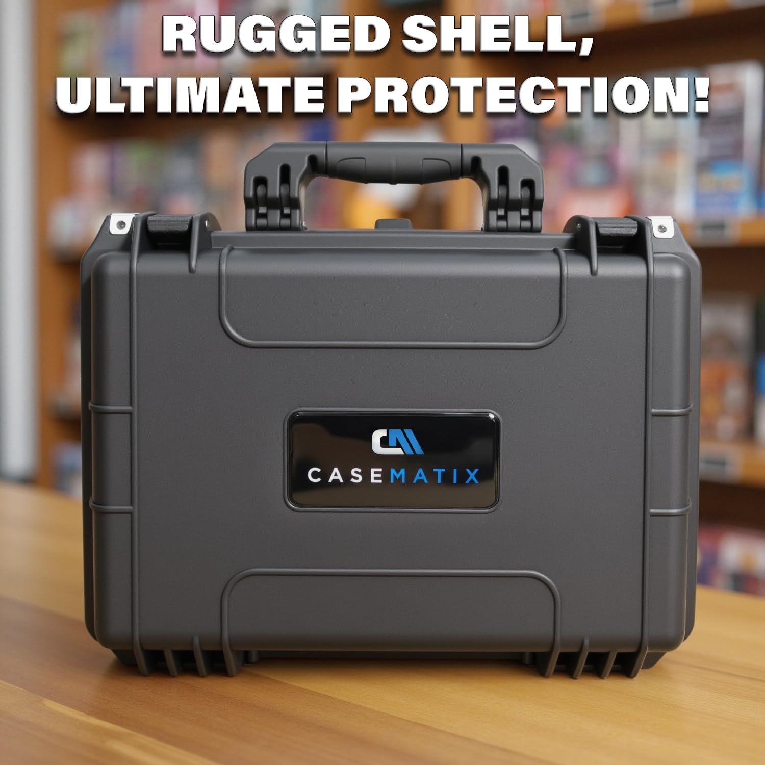 CASEMATIX Pro Edition internal foam blocks secure each slab for safe stacking