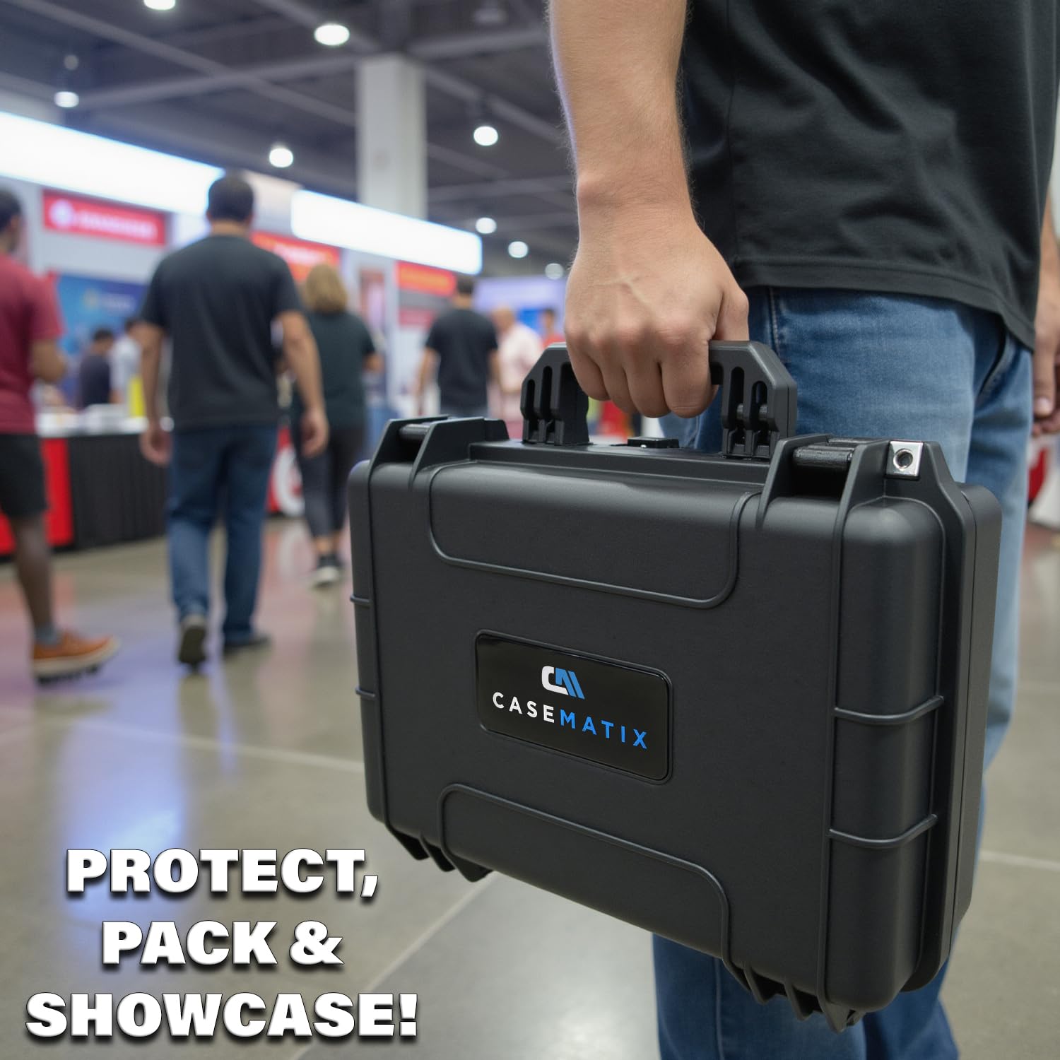CASEMATIX seal guards against dust and humidity, preserving card condition