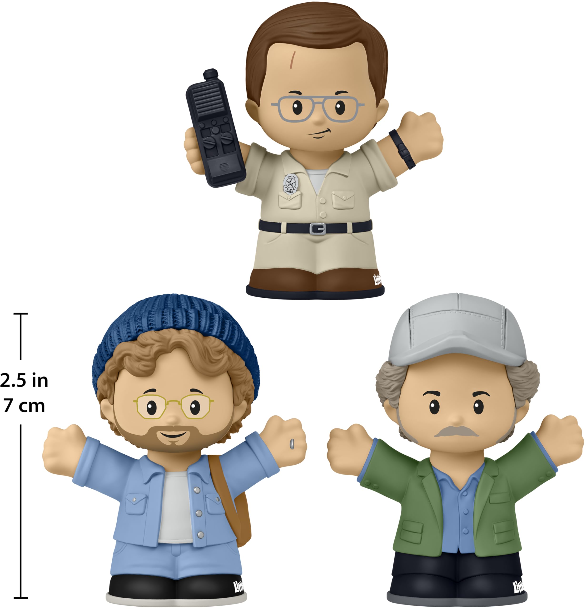 Little People COLLECTOR Jaws Movie Special Edition Set – 3 Figures Display