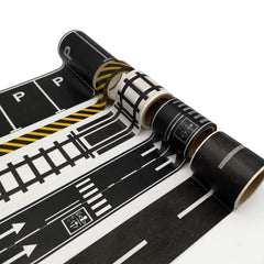 DSPITWOD road tape assembly showing easy setup and tearing
