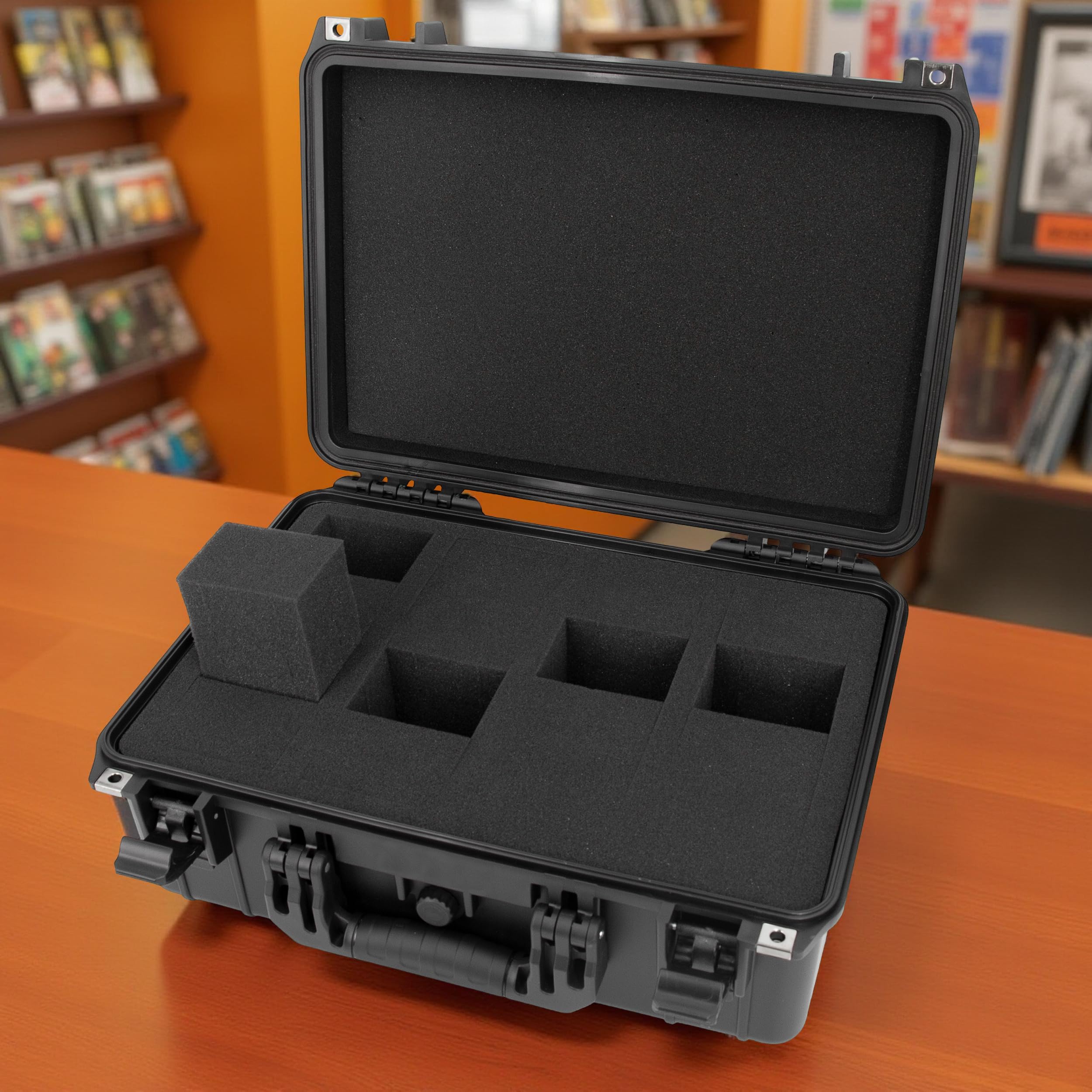 CASEMATIX compatible with 120+ graded slabs and loose cards for flexible storage
