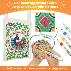 Imagimake Bagru block printing stamps for traditional patterns
