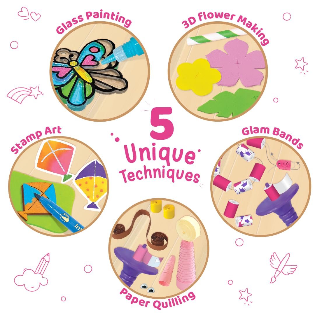 Imagimake Fabulous Craft Kit: bracelet making sparks jewellery creativity and fine motor control.