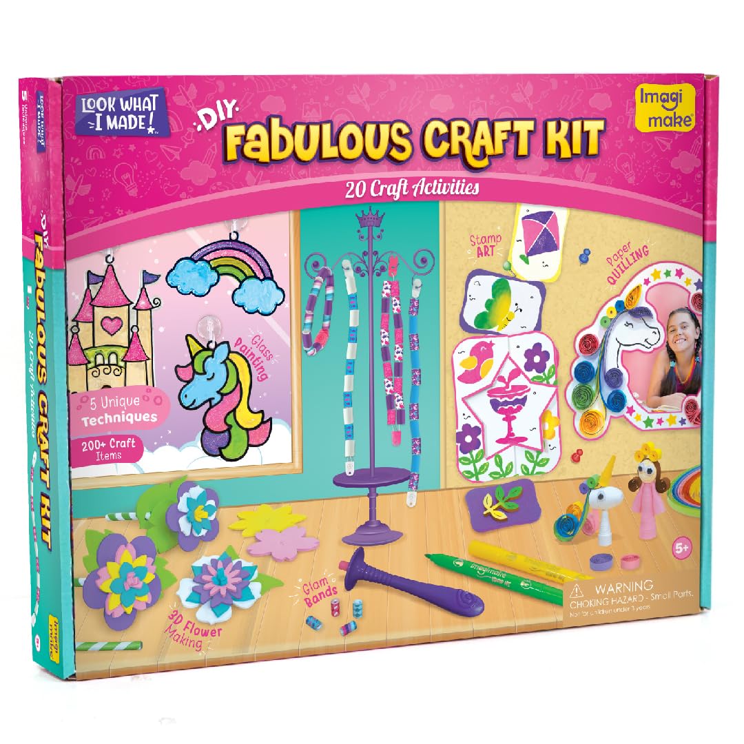 Imagimake Fabulous Craft Kit: clay modeling for hands-on creativity and fine motor skill development.