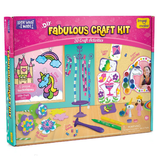 Imagimake Fabulous Craft Kit: clay modeling for hands-on creativity and fine motor skill development.