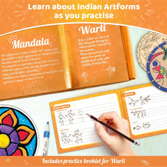 Imagimake Mandala stickers enabling quick creative sessions