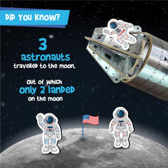 Imagimake Mapology moon landscape stickers and foam for creative diorama