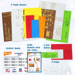 Imagimake Mapology White House puzzle for kids, enhances landmark recognition and spatial thinking.