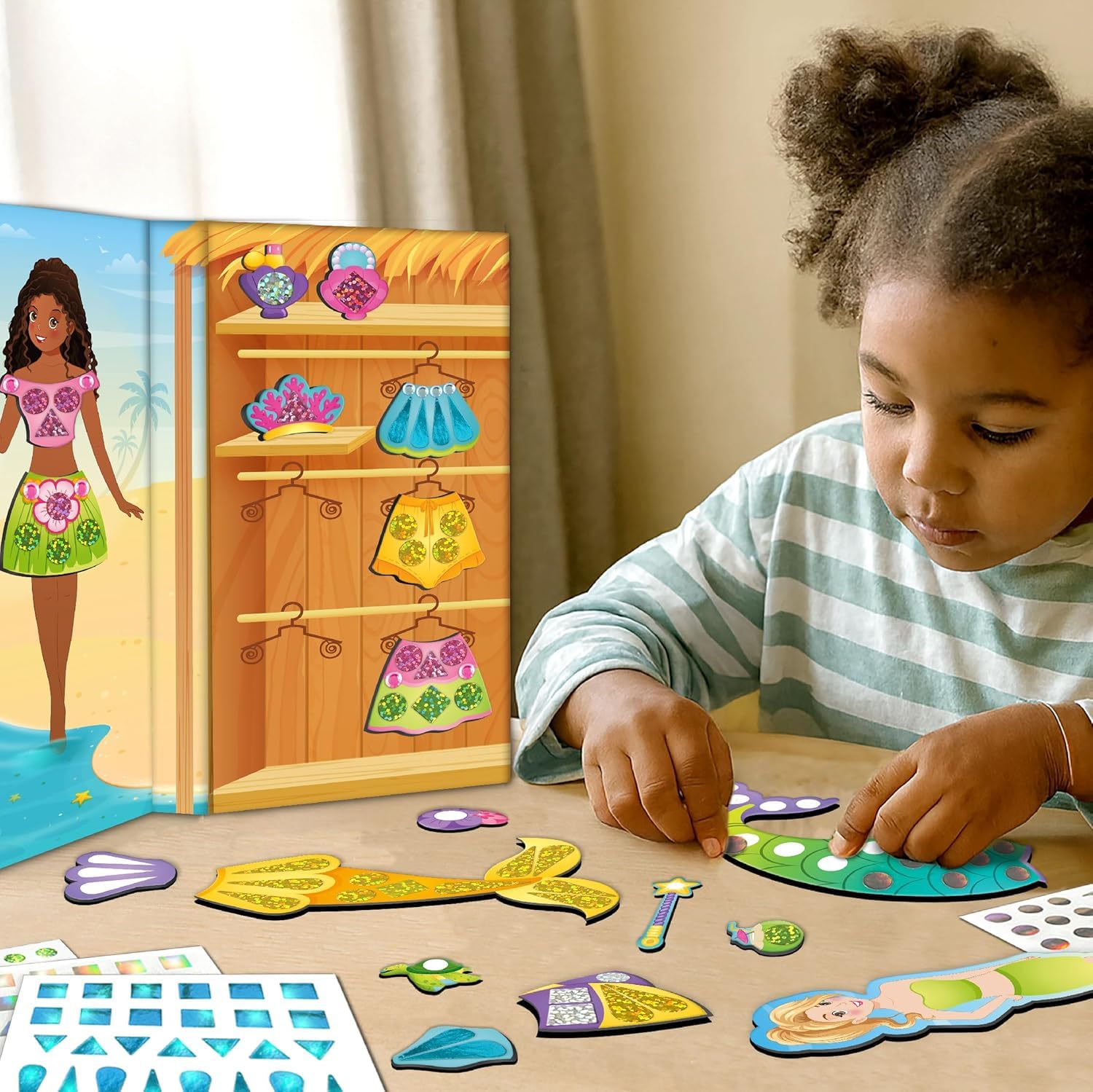 Imagimake Mermaid accessories set adds color and personality to outfits