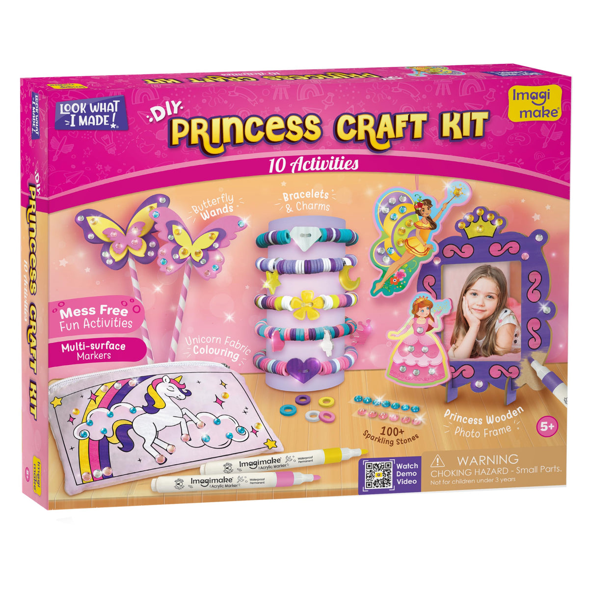 Imagimake Princess Craft Kit bracelet-making for imaginative play and motor skills