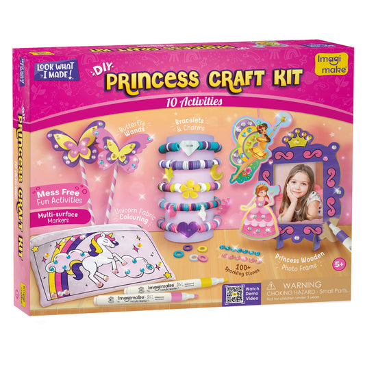 Imagimake Princess Craft Kit bracelet-making for imaginative play and motor skills