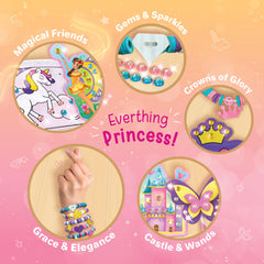 Imagimake Princess Craft Kit diamond-art frame for sparkling keepsakes