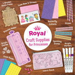Imagimake Princess Craft Kit unicorn-pouch for room décor and storage