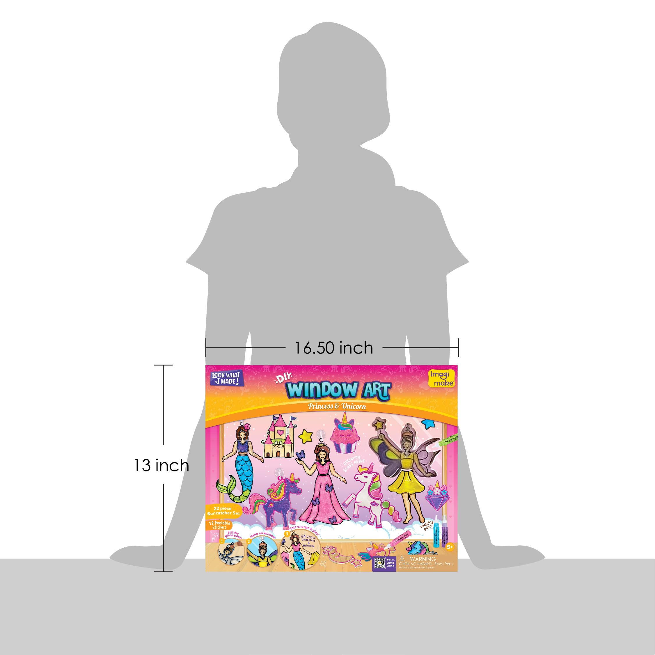 Imagimake gift-ready window art kit makes a charming present for ages 5+