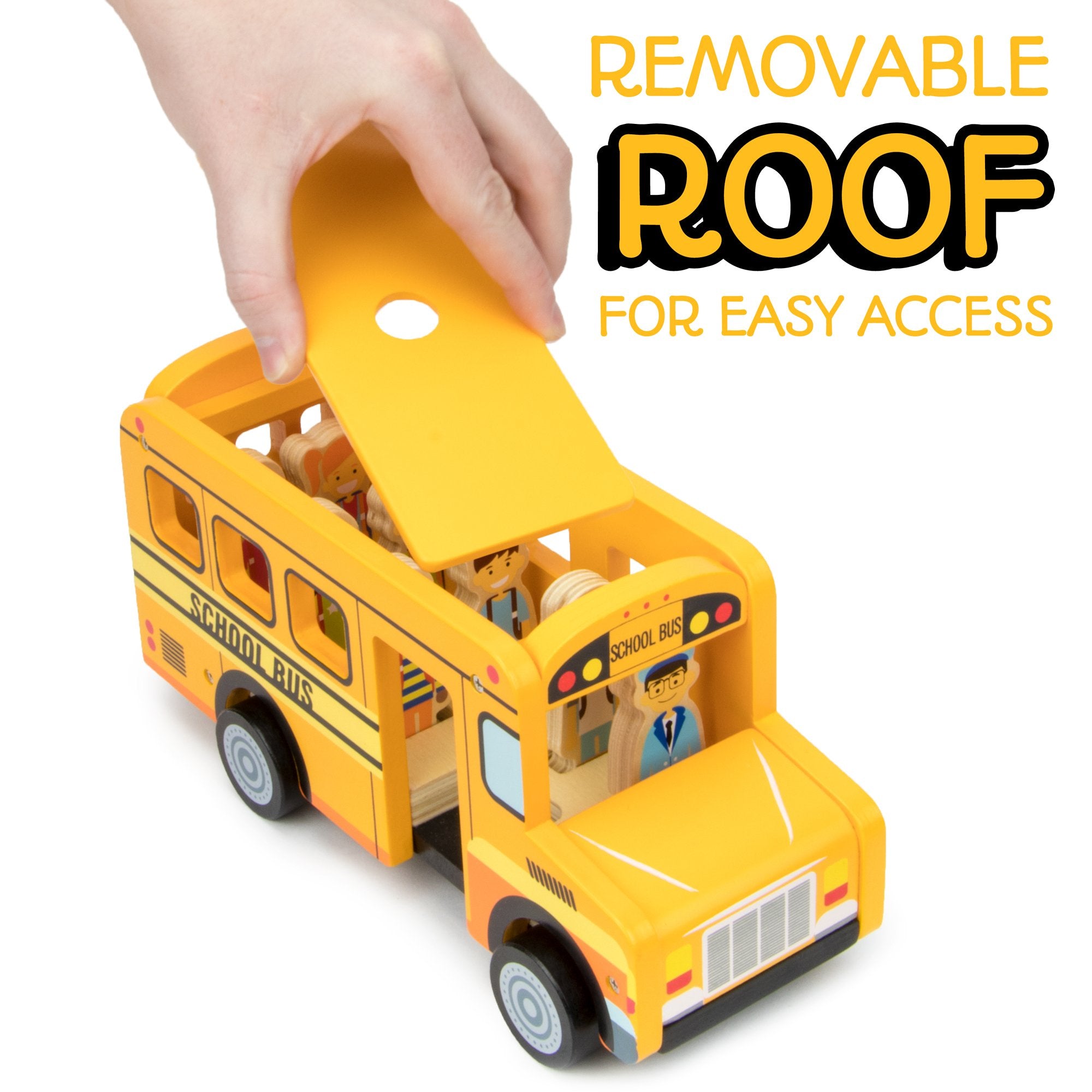 Imagination Generation Back to School Bus big yellow bus appeals to little hands