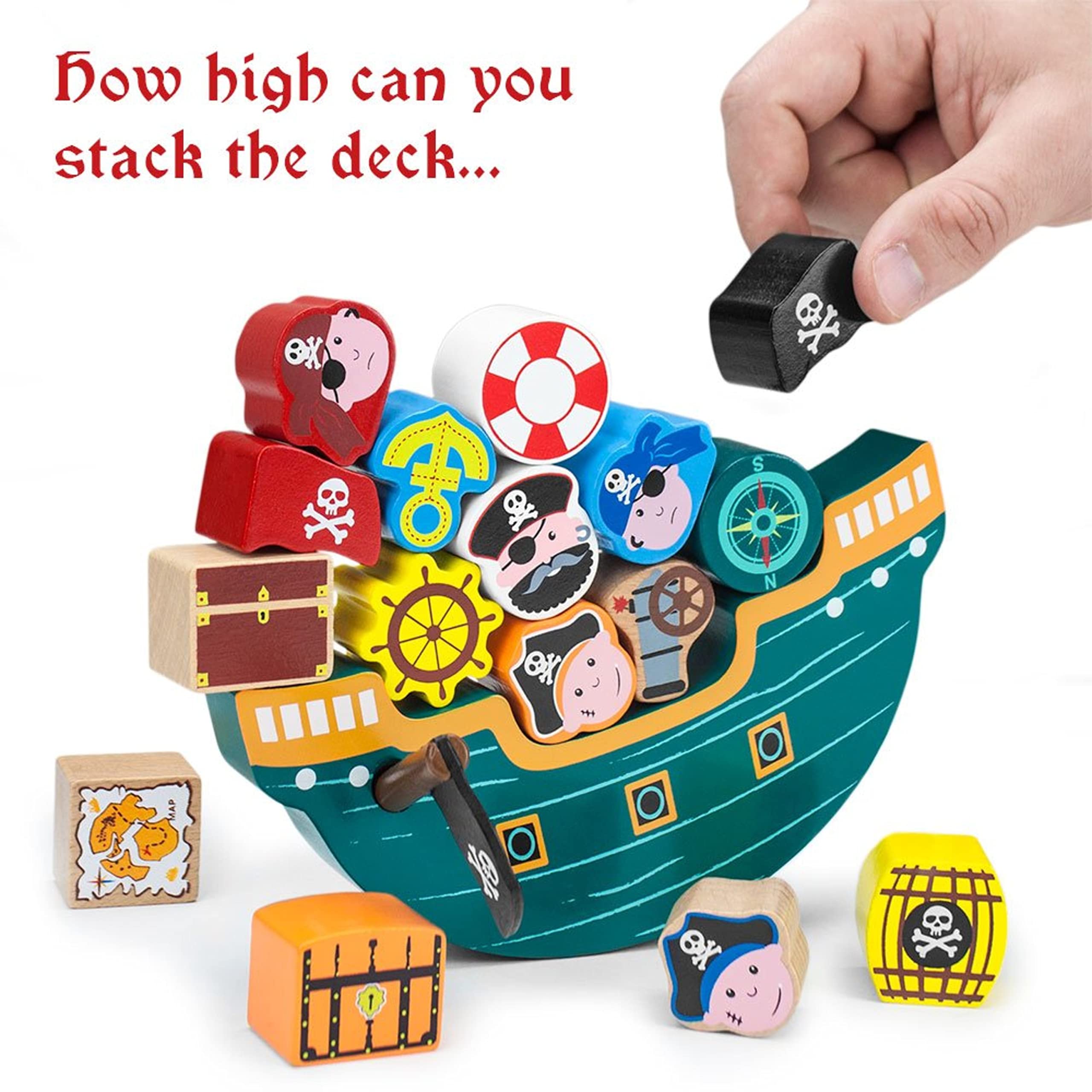 Imagination Generation compass piece supports precise stacking and fine motor practice