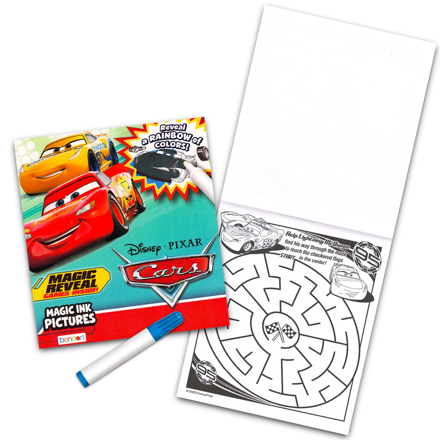 Imagine Ink invisible ink pen for mess-free coloring on most surfaces.