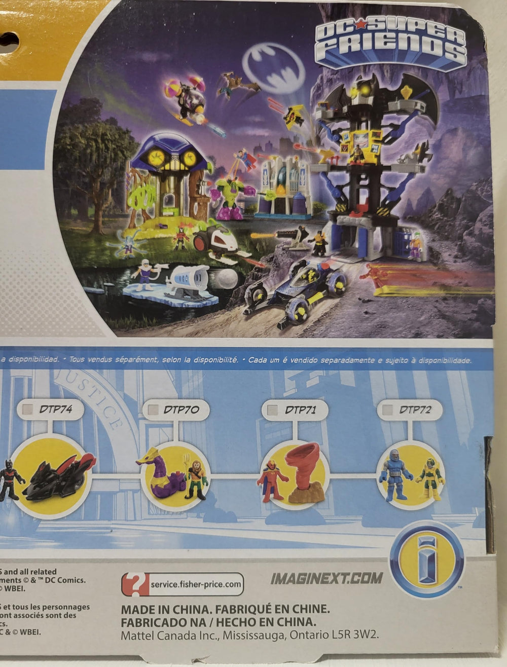 Imaginext DC Super Friends Cyborg Robo Dog enhances futuristic action play.