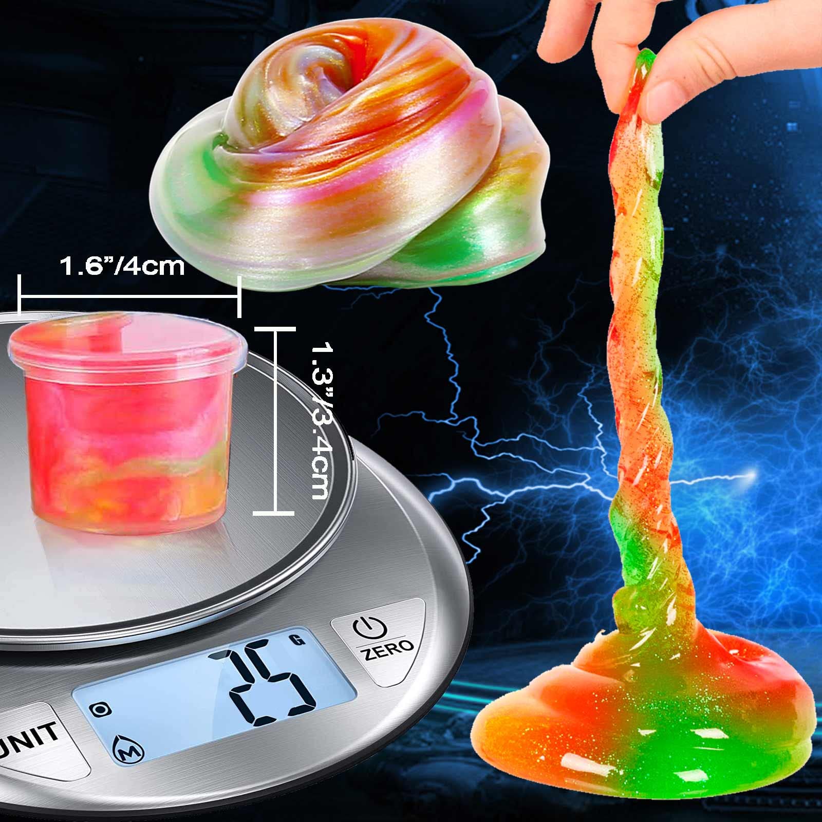 iMelitoy reusable-slime-jar: non-sticky, easy to store after use