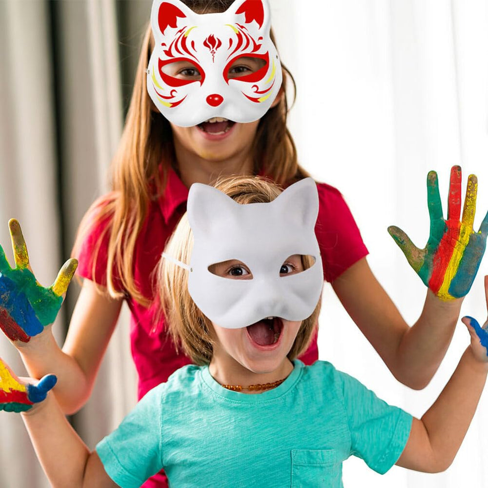 IMIKEYA paintable wolf mask as a creative DIY accessory