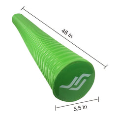 IMMERSA green jumbo noodle in family scene for group floating.