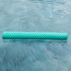 IMMERSA teal noodle in lake, buoyant support for water recreation