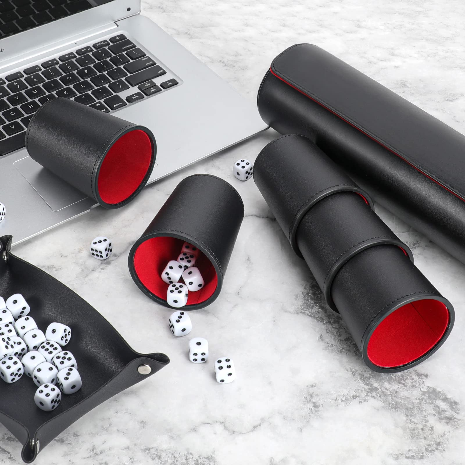 ImnBest dice cups in use during a craps-style round at a lively gathering.