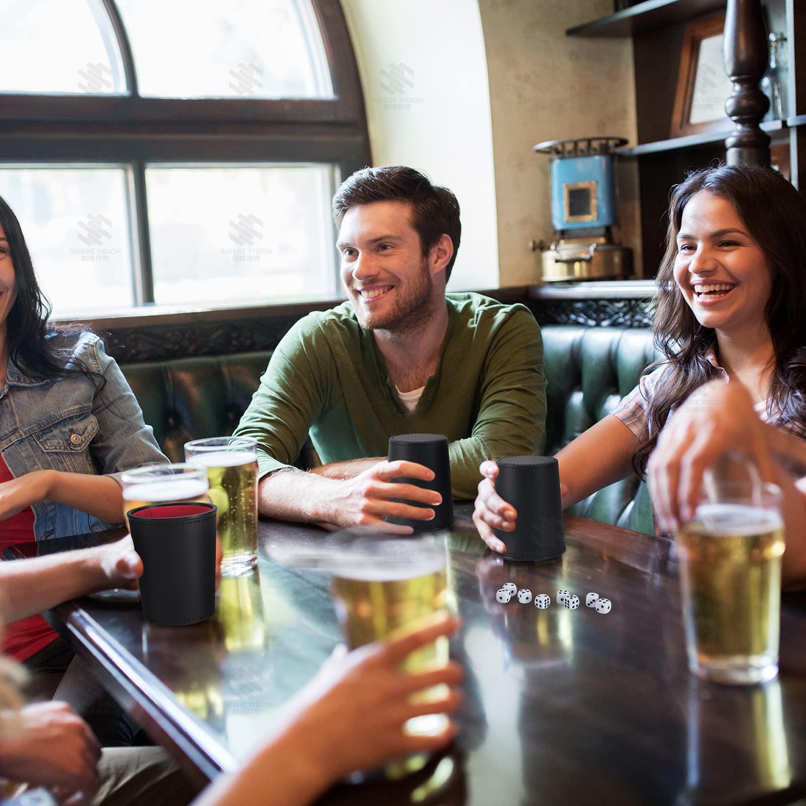 ImnBest party game setup in a pub or bar-prime ambiance.