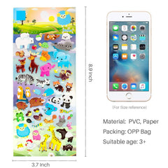 IMNEXT2U 3D Puffy Stickers Colorful Variety—versatile for crafts, travel, classroom activities