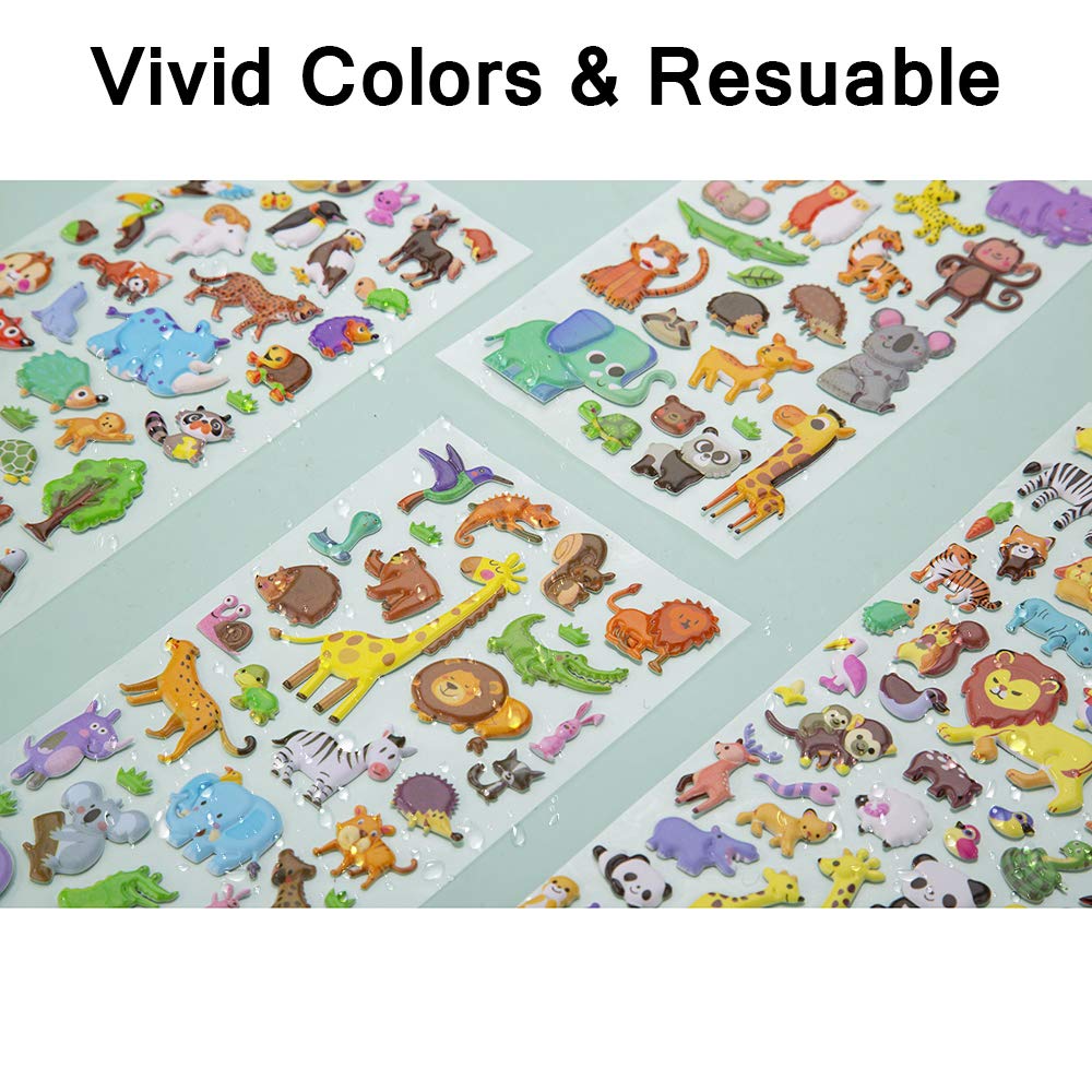 IMNEXT2U Animals kawaii stickers brighten projects and boost focus during crafts.