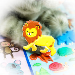 IMNEXT2U Jurassic-era dinosaurs 3D stickers support creative scrapbooking and learning.