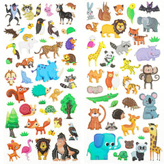 IMNEXT2U Pterosaur 3D stickers inspire flight-themed crafts and color recognition.