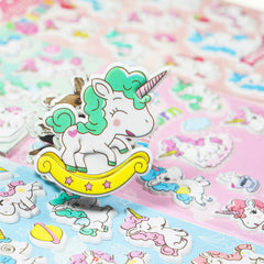 IMNEXT2U Puffy Stickers 3D kawaii-characters add vivid style to gear.