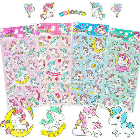IMNEXT2U Puffy Stickers pack-4-sheets for bottles, books, and laptops.