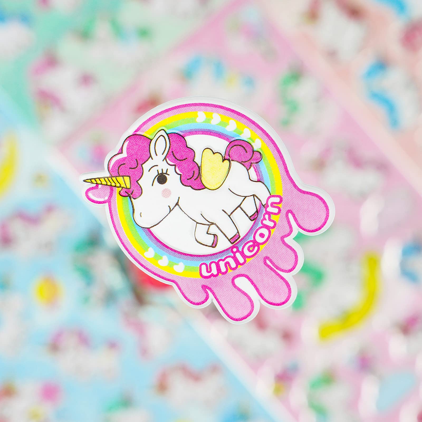 IMNEXT2U Puffy Stickers feature a variety of characters to spark imagination.