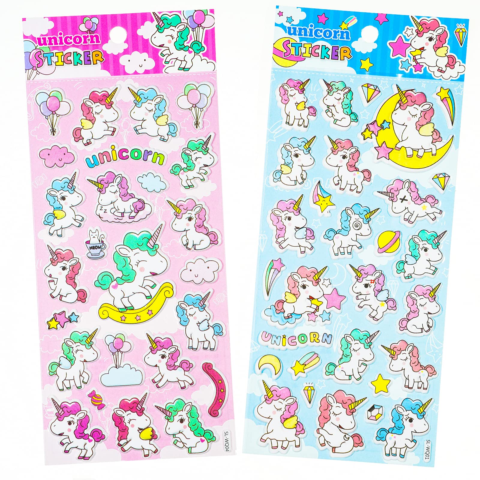 IMNEXT2U Puffy Stickers waterproof-non-toxic for durable use on bottles and notebooks.