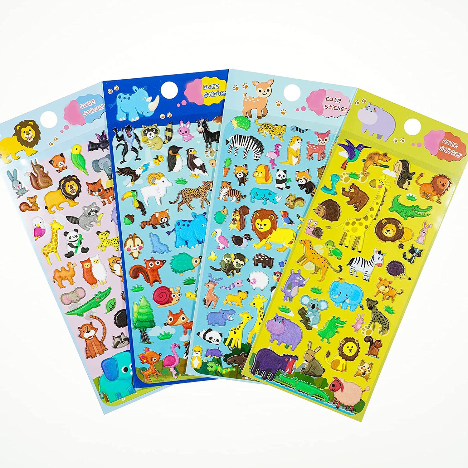 IMNEXT2U Travel-friendly sticker set ideal for rainy days and car trips.