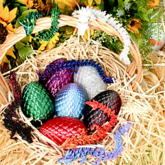 Impossmaker 3d-printed-dragon-inside: tiny surprise dragon inside each egg