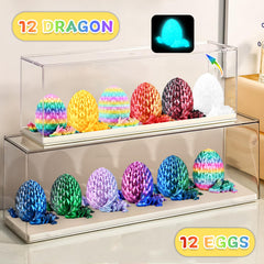 Impossmaker crystal dragon egg with color variety inside; desk play and imagination.